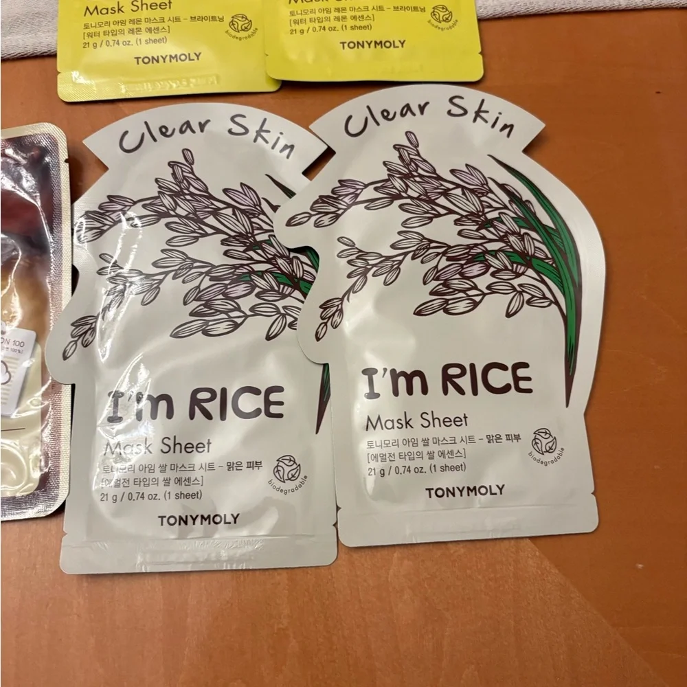 Lot of 5 TonyMoly Face Sheet Masks, NWT - Picture 3 of 8